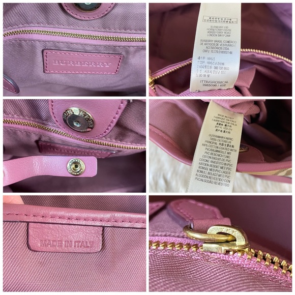 Burberry Haymarket Bows Canter Panel Tote - Picture 3 of 15